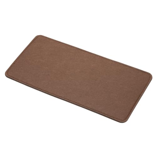 YELARXI Felt Base Shaper, Bag Bottom Shaper Purse Organizer Insert, Handbag Organizers Arc Corner Liner Board Insert, 14 x 7 Inch Fit for Purse Tote Bag Handbag Women (Coffee)