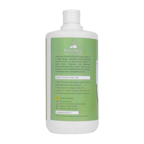 Image of Marble & Floor Cleaner 1L | pH Neutral, Streak-Free Shine | Safe for Kids, Pets & Mandir | Eco-Friendly Natural Stone Cleaner Pack 1