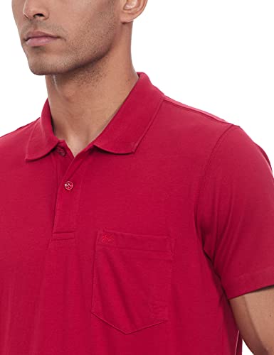 Image of Monte Carlo Mens S.Blue Plain Collar T-Shirt |22203401-167