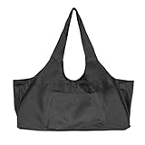 Yoga Bag Canvas Portable Large Capacity Yoga Mat Tote with Pockets for Women Men.