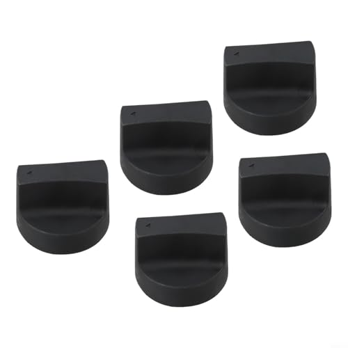 Lot de 5 boutons de cuisinière à gaz en plastique pour une régulation précise de la flamme, compatibles avec les commandes standard de brûleur de table de...