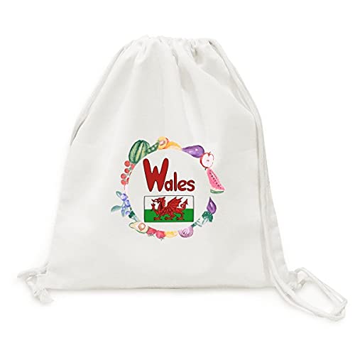 Sac de courses pliable Pays de Galles pour transporter vos légumes sans plastique