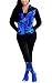 Angsuttc Women's 2 Piece Outfits Long Sleeve Full Zip Hooded Jacket and Pants Set Tracksuit
