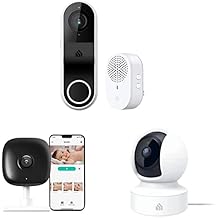 Kasa Smart Video Doorbell + Security Camera Bundle 2K