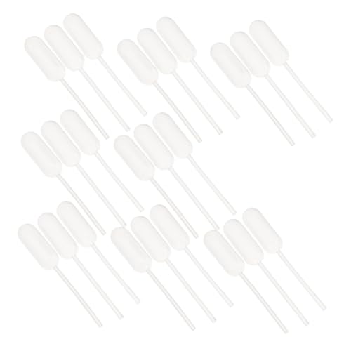 CIYODO 100pcs Graduated Dropper Laboratory Pipettes Dropping Pipettes Liquid Injector Dropping Tube Liquid Dropper Droppers for Essential Oils Chemistry Dropper Pipettes Plastic