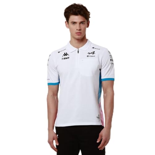 Polo Alpine F1 Team Kappa Adram aux finitions premium et coupe soignée