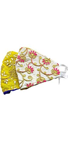 VIBGYOR PRODUCTS Cotton Reusable Cloth Mask (Multicolour, Without Valve, Pack Of 2) for Women