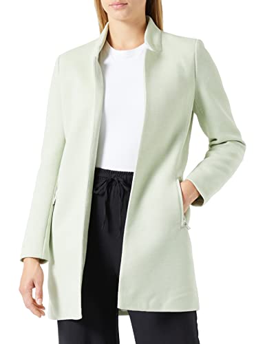 ONLY Mantel Damen, Reseda/Detail:white Melange, M