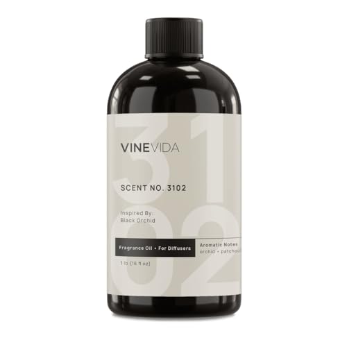 VINEVIDA [16 Oz] Inspired by: Black Orchid; Diffuser Oil Refill | Premium Scent Diffuser Oil for Home | Non-Toxic Fragrance