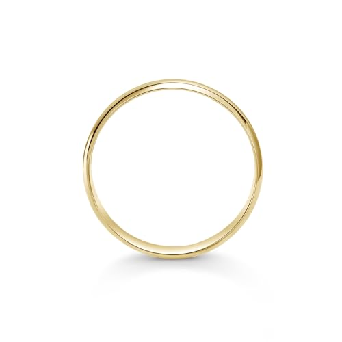 Image of Oxford Ivy Men's Wedding Band 14K /10K Solid Gold Ring, 5mm Plain Classic