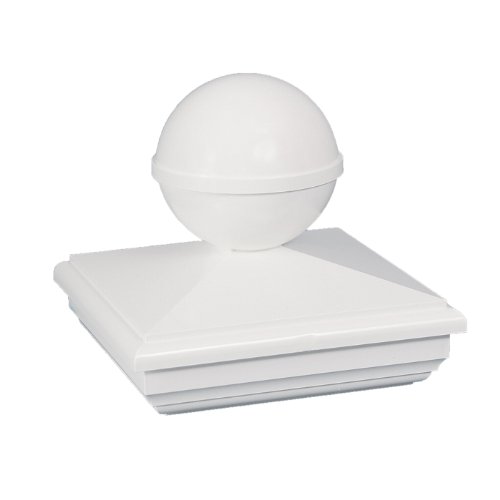 Classy Caps BN255 New England Ball PVC Post Cap, 5" x 5"