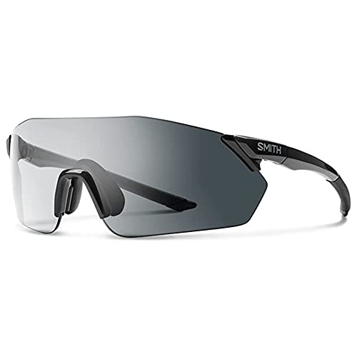 Image of Smith Unisex Reverb Performance Sunglasses - Matte Black Frame | ChromaPop Red Mirror Lens