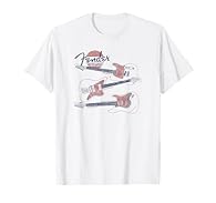 Vintage Guitar Art design. Officially Licensed Fender Apparel for Men and Women; Vintage Fender T-Shirts; Fender Stratocaster T-Shirts; Corona CA T-Shirts; Fender Logo T-Shirts; Fender Collegiate T-Shirts; Guitar T-Shirts; Musical Instrument T-Shirts...