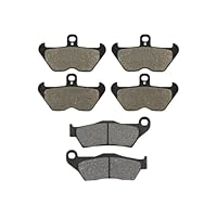 Voor B&MW R850C R850R R850RT R850GS R1100R R1100S R1100GS R1100RT R1150GS R1200 R 1200 C Motorfiets voor achterste remblokken Vervangingskits (Kleur : Achterkant