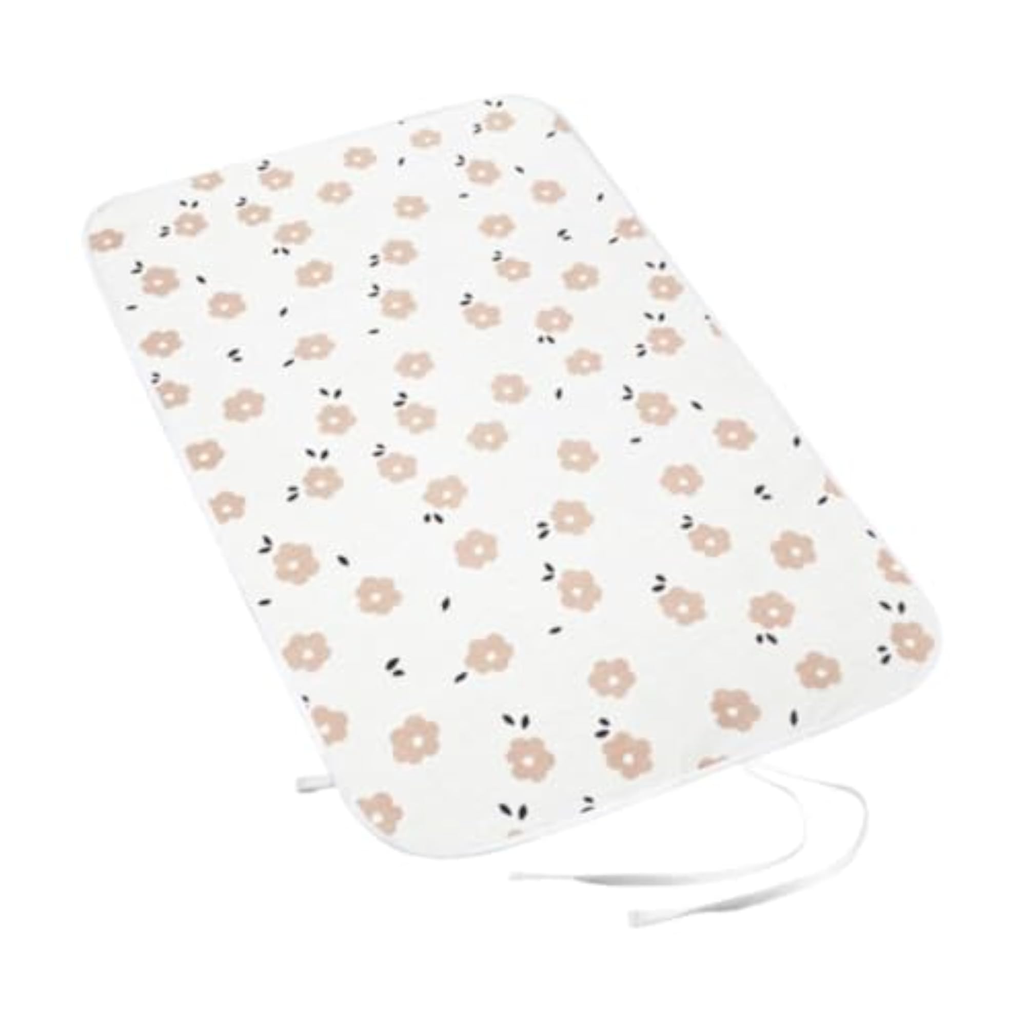 Professional Portable Ironing Mat, Small Orange Flower