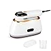 Cabilock Macchina da stiro portatile pieghevole piroscafo di viaggio Piroscafo portatile abs White immagine