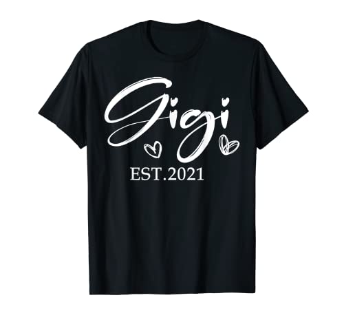 Est 2021 Gigi - Geburtstagsshirt für Mutter - Gigi Geschenk Shirt T-Shirt