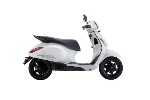Image of Chetak C3001 by Bajaj Auto High Speed Electric Scooter with charger - Cyber White - Ex-Showroom