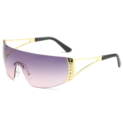 Lunettes de soleil sans monture légères anti fatigue oculaire avec protection UV400