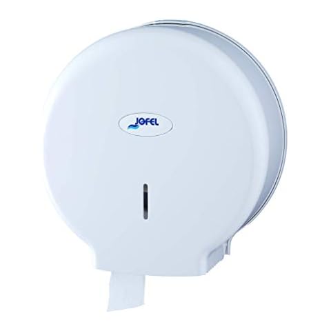 Jofel Smart Medium Toilet Roll Holder, White, 300 m Cover