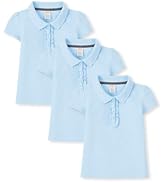Gymboree Girls' and Toddler Short Sleeve Ruffle Polo Shirt Multipack