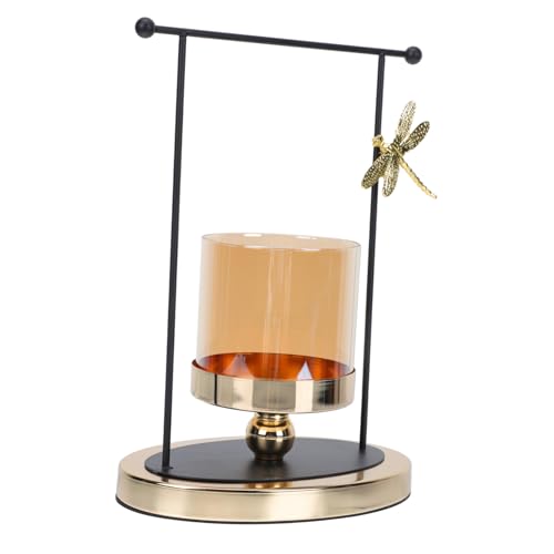 NOLITOY Adornos para Candelabros De Libélula Candelabro Exquisito y Decoración De Mesa Hogar para Salas De y Comedores