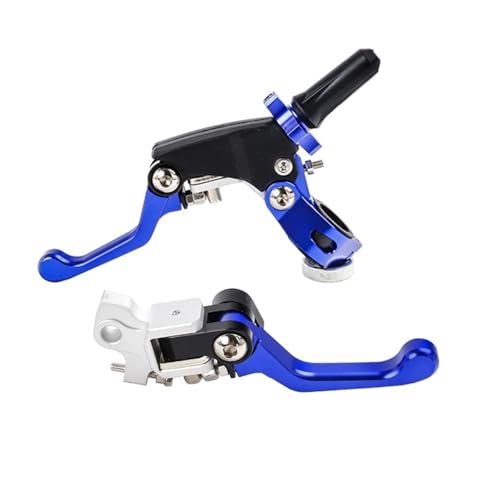 Levier d'embrayage pour Honda CRF et YZF bleu, commande de frein pliable moto tout-terrain