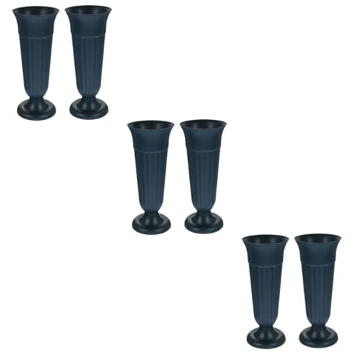 PRETYZOOM 3 Set Di Vasi Commemorativi Per Fiori Decorazioni Per Cimitero Robusti Vasi Per Urne Decorative Per La Casa 2 Pezzi * 3