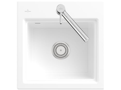 Villeroy & Boch Subway Style 50 S Snow White - 335A 01 KG Keramikspüle Handbetätigung