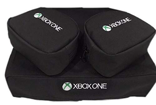 Capa console + 2 cases controle XBOX One X - Kit 3 Peças