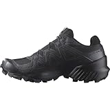 Salomon SPEEDCROSS Zapatillas de Trail Running para Mujer, Black / Black / Quiet Shade, 39 1/3 EU