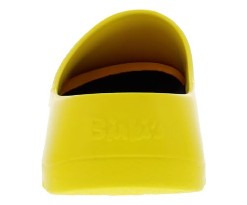 Image of Birkenstock Super Birki Unisex Shoes Size 4, Color: Yellow /Solar Yellow