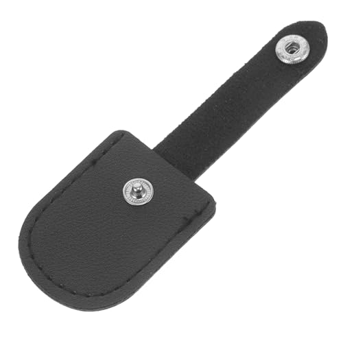 Cabilock Funda Protectora para Cortaúñas y Tijeras de Cutículas Estuche de PU Negro para Mango de Herramientas de Manicura Protector Compacto para Uso Pedicura y Nail Art