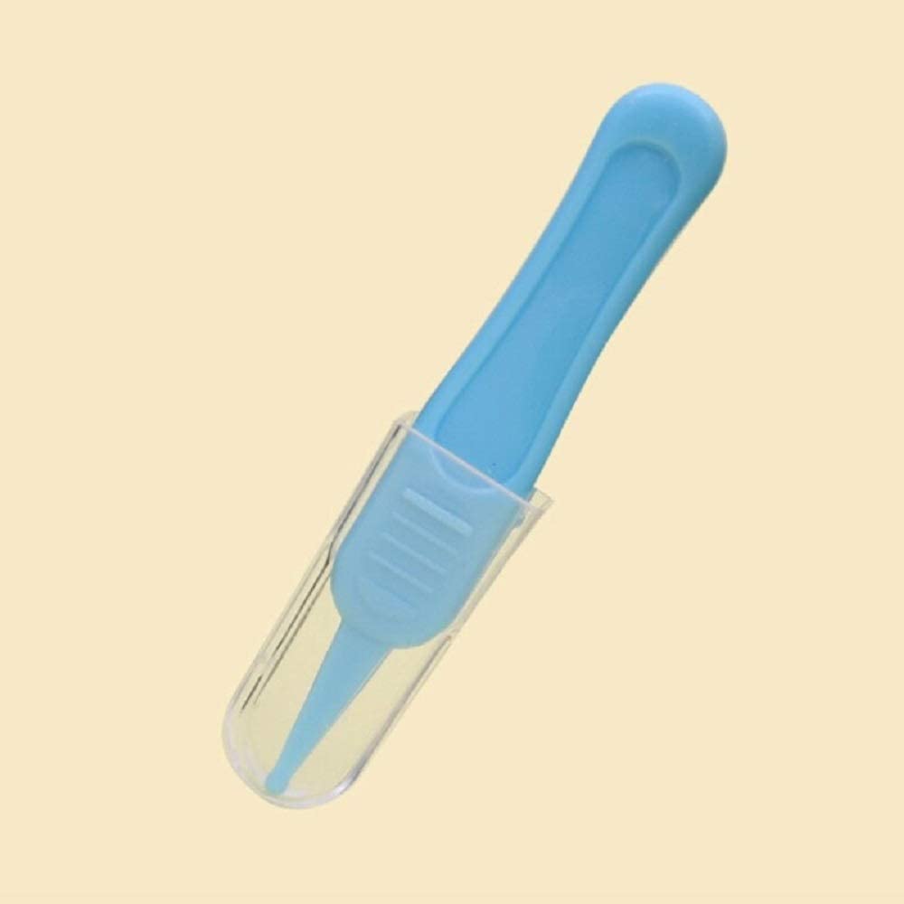 VATTU Baby Care Safety Tweezers for Ear Nose Navel Cleaning – Soft Tip Plastic Forceps for Newborn Hygiene – Gentle Grip Clip for Infant Grooming – Non-Slip Handle (1 Piece)-image-24