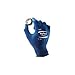 Ansell Size 6 HyFlex 18 Gauge Ultra Light Weight Multi-Purpose Dark Blue FORTIX Nitrile Foam Dipped Palm Coated Work Gloves With Blue Nylon And Spandex Liner And Knit Wrist