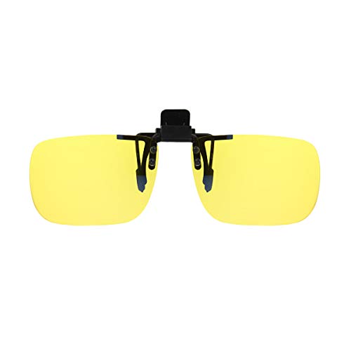 Dioptics Solar Shield Flip Rec Clip on Night Driver Rectangular