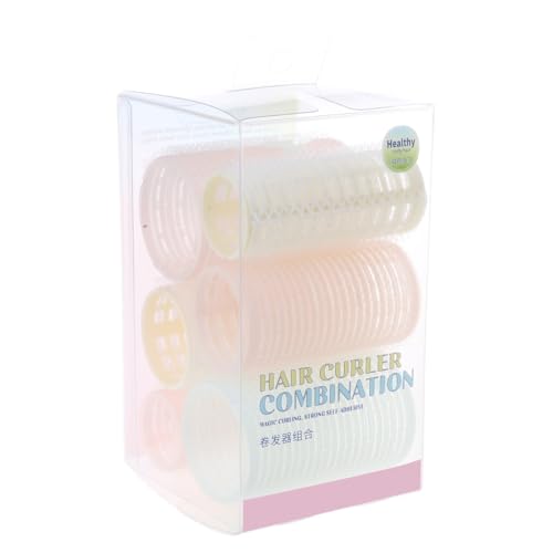 Hair Rollers Set Self Grip Jumbo Dressing Curlers No Heat Hair Rollers for Hair Styling Salon Hairdressing Curlers