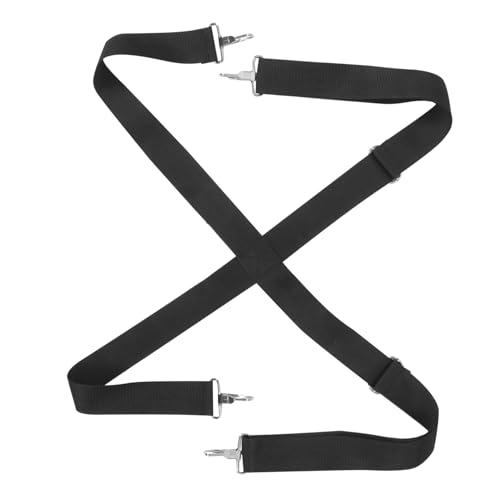 Garneck Adjustable Drum Shoulder Strap Marching Snare Drum Sling Durable and Sturdy Belt with Hooks Comfortable Fit for Marching Bands Wide