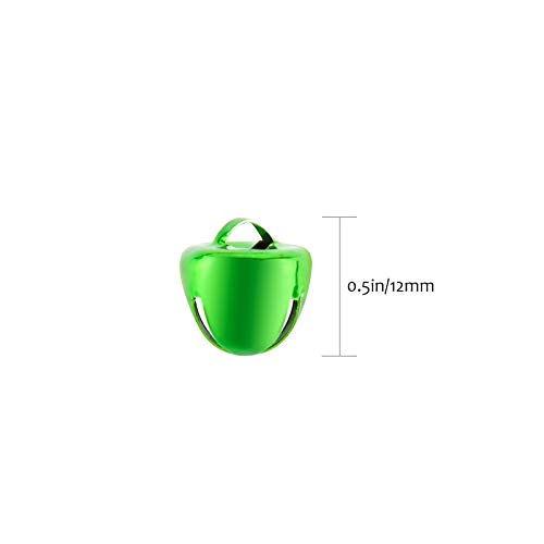 image for SAVITA 240Pcs Christmas Jingle Bells, DIY Craft Jingle Bells with 20m 