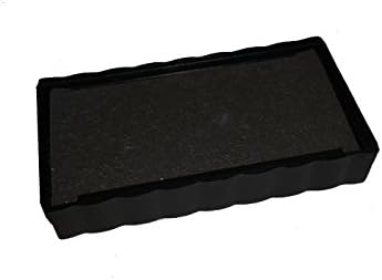 Traxx - Pack of 2 Rubber Stamp Replacement Inkpads for The Traxx 9015 in Black Ink 7/9015
