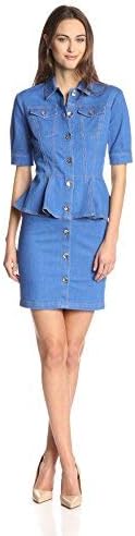 LOVE Moschino Women's Short-Sleeve Half-Peplum Dress
