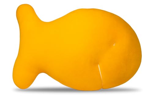 Snack Plushies Cheddar Fish Cracker Plush Toy – 10” Soft & Huggable Stuffed Animal Pillow – Cute Snack-Inspired Cuddly Gift for Kids & Adults