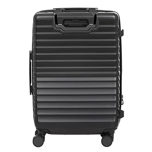 レジェンドウォーカー アウトレット MALIBUスーツケース キャリーケース ファスナータイプ フロントオープン キャスターストッパー付き 拡張機能付き TSダイヤルロック 機内持ち込みサイズ （35(46) L/1泊～3泊/Sサイズ/黒/ブラック/5208-49-BK）