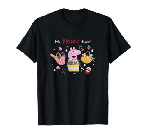 T-shirt Peppa Pig It's Picnic Time anti-irritation coton hypoallergénique