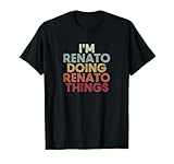 Renato name I'm Renato doing Renato personalized name or surname for a birthday party. I'm Renato doing Renato name customized name custom name is funny first name retro vintage text as a fun family name last name novelty.