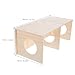 BESPORTBLE Wooden Multi-Room Hamster Hideout Detachable Maze House for Small Animals Includes Tunnel and Platform for Hamsters Mice and Guinea Pigs