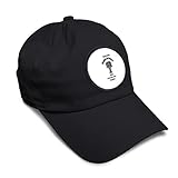 Soft Baseball Cap Grains Moulins De Bouvet Paris Vintage Food & Beverage Grains Granule Twill Cotton Grains Dad Hats for Men & Women Black Circle Patch