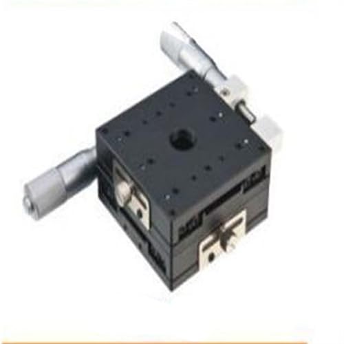 Table coulissante XY80-L à réglage micrométrique avec rail transversal