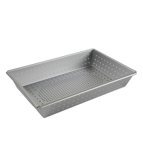 Plateau à pizza robuste anti-déformation en aluminium pour four de restaurant - 7