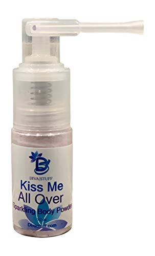 Kiss Me All Over Scented Shimmering Body Powder With Cool Powder Spray Nozzle, By Diva Stuff